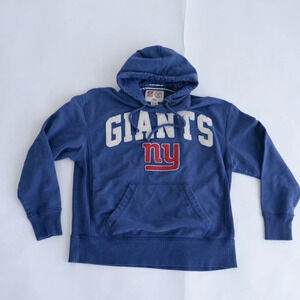 NFL 47' Team  Apparel New York Giants Blue Pullover Hoodie-Size Small